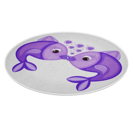 KISSING FISH SCHNEIDEBRETT (Ecke)