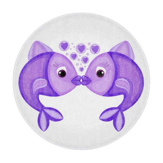 KISSING FISH SCHNEIDEBRETT (Vorderseite)