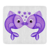 KISSING FISH SCHNEIDEBRETT (Vorderseite)