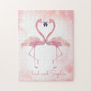 Kissing Flamingos   Nur die beiden von uns Valenti Puzzle