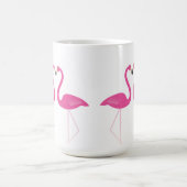 Kissing Flamingos Romantische Tasse (Mittel)