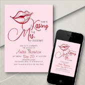 Kissing Goodbye Scheidung Party Einladung