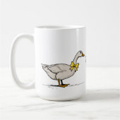 Kissing Goose Custom Initials Lesbian Couple Kaffeetasse (Links)