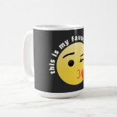 Kissing Heart Emoji Kaffeetasse (Vorderseite Links)