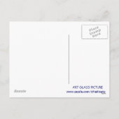 Kissing Koi Frohe Weihnachten & Neues Jahr Postcar (Rückseite)