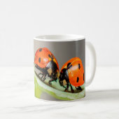 Kissing Ladybugs Kaffeetasse (VorderseiteRechts)