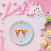 Kissing Nacho Valentines Pappteller (Party)