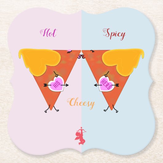 Kissing Nacho Valentines Untersetzer (Vorderseite)