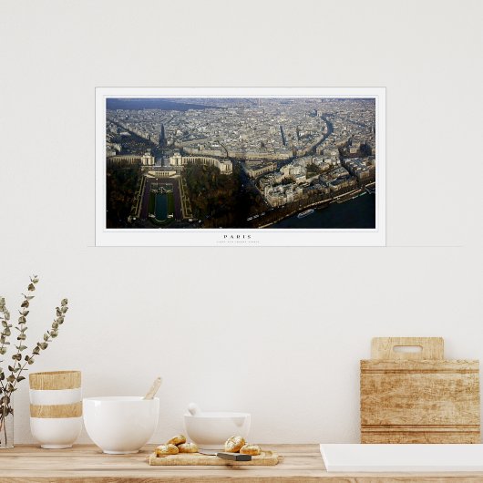 Kissing Paris Poster (Küche)