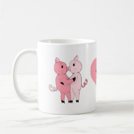 Kissing Piggys Kaffeetasse
