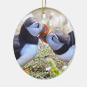 Kissing Puffins Ornament (Links)