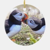 Kissing Puffins Ornament (Hinten)