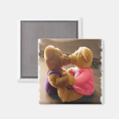 Kissing Teddies Magnet (Vorderseite/Rückseite)