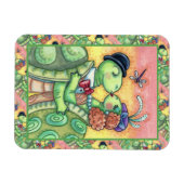 KISSING TURTLE SWEETHEARES, NIEDLICH TARPON VALENT MAGNET (Horizontal)