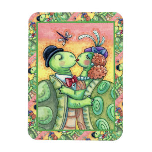KISSING TURTLE SWEETHEARES, NIEDLICH TARPON VALENT MAGNET