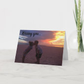 **KISSING YOU is my LIVORITE THES TO DO*** Karte (Vorderseite)