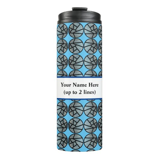 Kissingen Springs Bleiglaspunkte Thermosbecher (Vorderseite)