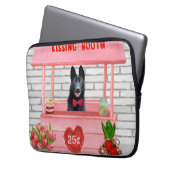 Kissingstand des deutschen Schäferhunds Hund Valen Laptopschutzhülle (Vorderseite Links)
