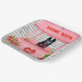 Kissingstand des deutschen Schäferhunds Hund Valen Pappteller (Gewinkelt)