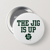 KissingU.com - DIE JIG IST AUF Button (Vorne & Hinten)