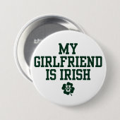 KissingU.com - MEIN GIRLFRIEND IST IRISH Button (Vorne & Hinten)