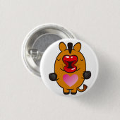 Kisspferd Button (Vorne & Hinten)