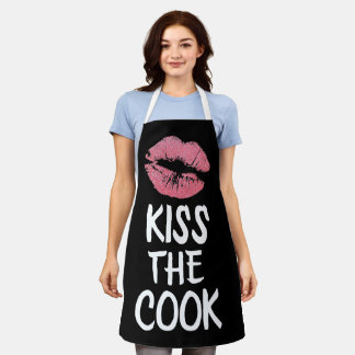 KISST DIE COOK-EHEFRAU oder Mama KITCHEN-SCHÜRZE Schürze