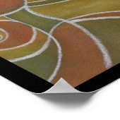 Kissy Face Art Print Poster (Ecke)