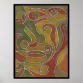 Kissy Face Art Print Poster (Vorne)