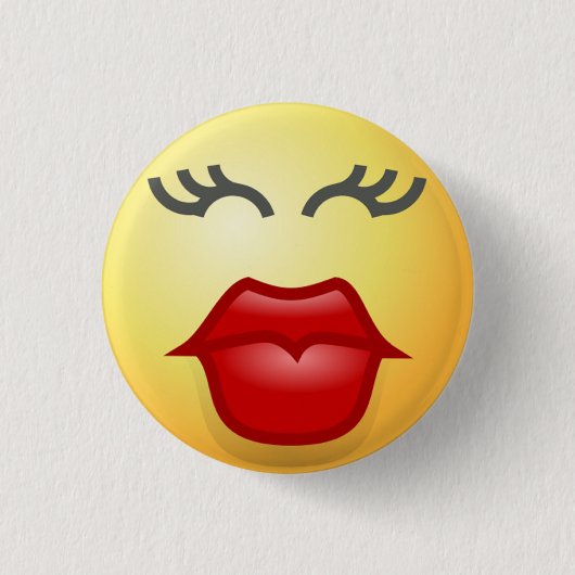 KISSY FACE BUTTON (Vorderseite)