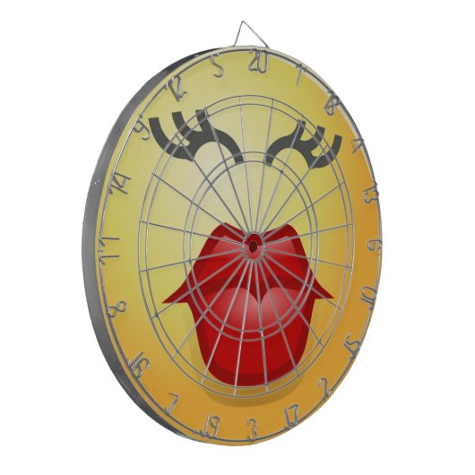 KISSY FACE DARTSCHEIBE (Vorderseite Links)