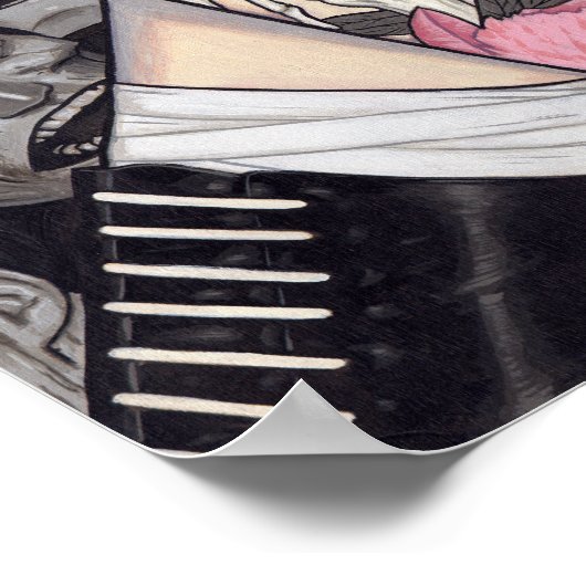 Kissy Face Poster (Ecke)