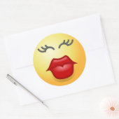 KISSY FACE RUNDER AUFKLEBER (Umschlag)
