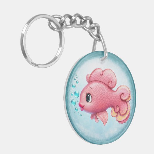 Kissy Fish Keychain Schlüsselanhänger (Vorderseite links)