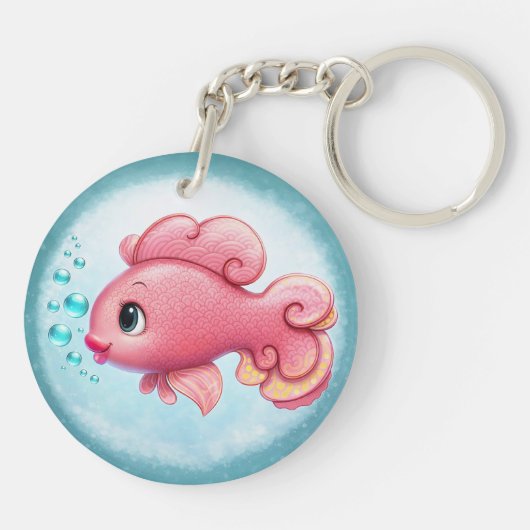 Kissy Fish Keychain Schlüsselanhänger (Rückseite)