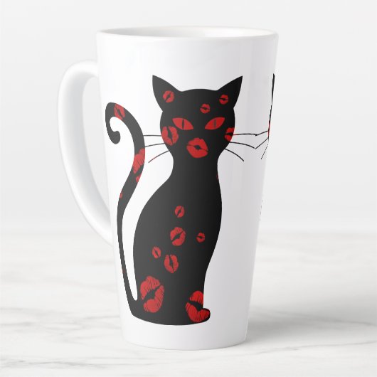 Kissy Kat Latte Mug Milchtasse (Linke Ecke)