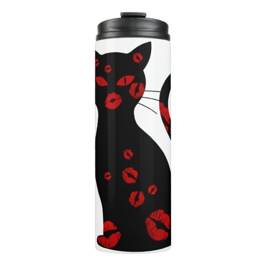 Kissy Kat Thermal Tumbler Thermosbecher (Vorderseite)