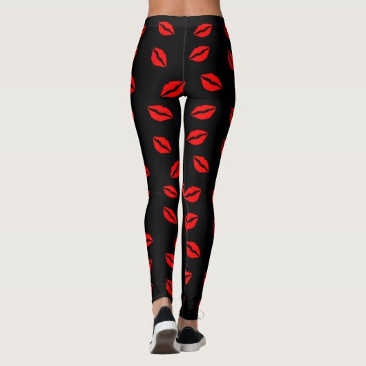 Kissy LippenLeggings Leggings (Rückseite)