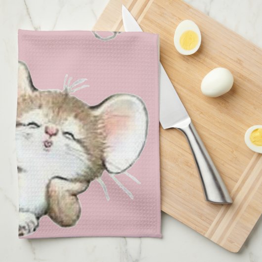 Kissy Maus Geschirrtuch (Viertel Falte)