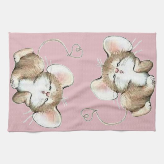 Kissy Maus Geschirrtuch (Horizontal)