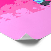 Kissy Moo 18x18 Poster (Ecke)