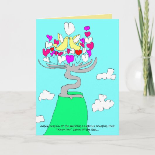 Kissy Poo Feiertagskarte (Vorderseite)