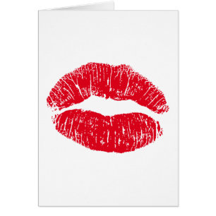 Kissy Red Kissing Lips