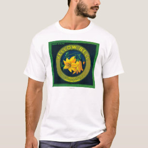 Kiste LabelLewiston, Identifikation gelber Bell T-Shirt