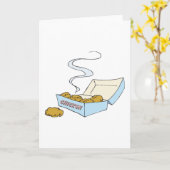 Kiste mit Hühnernuggets Karte (Gelbe Blume)