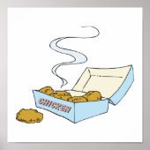 Kiste mit Hühnernuggets Poster (Vorne)