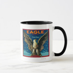 Kisten-Aufkleber Eagles Apple Tasse