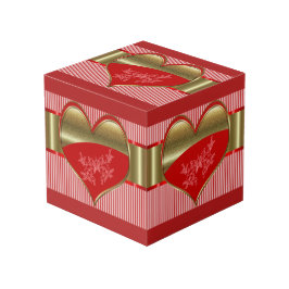 Kisten aus dem Foto des Herzens Würfel