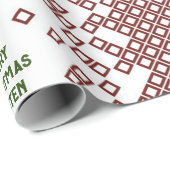 Kisten Personalisiert Name Weihnachten Geschenkpapier (Rolleneckpunkt)
