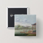 Kisten Tee transportieren (w/c auf Papier) Button (Vorne & Hinten)